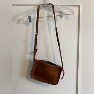 Madewell Brown Leather Crossbody Bag